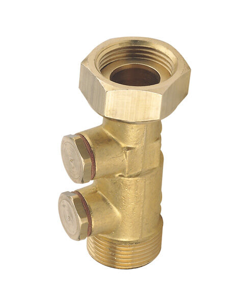check valve w f brass plugs