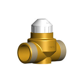 two way brass valve 2131 for fan coils with pre setting