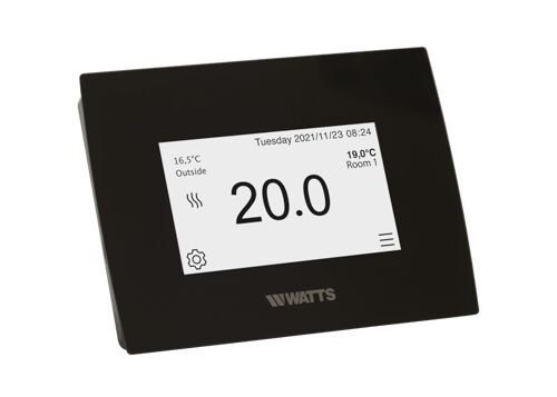 Central Unit BT-CT03-RF series Watts Vision 2, black body, light screen